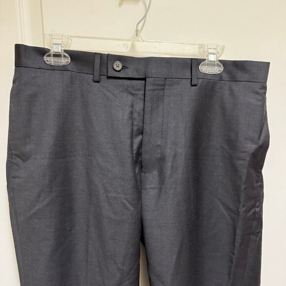 Calvin Klein Men’s Wool Slim Fit Dress Pants Charcoal Gray‎ 34x30 – Retail $175 - Picture 3 of 6